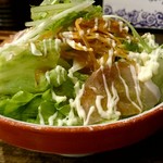 新大阪 海鮮食堂 おーうえすと - 生ハムのグリーンサラダ