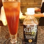 とんかつ マンジェ - 信じるものは救われる。
      黒烏龍茶、ありがとうwww