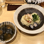 饗 くろ喜 - くろ㐂の夏麺2019第3弾は「大樹町の大蜆（しじみ）のつけそば」2500円