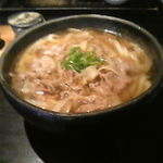 山元麺蔵 - 牛肉と土牛蒡のうどん