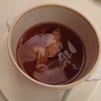 中国料理 翡翠宮 - きぬがさ茸とふかひれのスープ