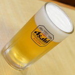 動坂食堂 - 生ビール・中（６００円）２０１９年７月