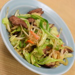 レバ野菜炒（５５０円）２０１９年７月