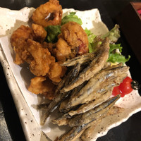 GINZA 我歩 - たこ＆きびなごのフライ