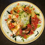 創作和食・知 - 【本日の鮮魚カルパッチョ(3種)：1000円】 
            お刺身は美味しかったです。