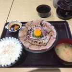 Newazashokudoushimewazaippommagurodoujou - トロ炙り定食