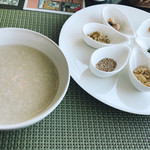 レストランPEACE - お粥セット！
