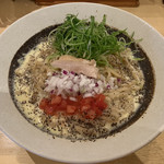 饗 くろ喜 - とうもろこしの冷やし和えそば（1,300円） 2019.7