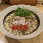 饗 くろ喜 - とうもろこしの冷やし和えそば（1,300円） 2019.7