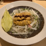 饗 くろ喜 - 茗荷竹と雲丹の冷やし和えそば（3,600円）※限定麺 2019.6