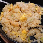 らあめん花月嵐 - 鉄板イタめしガーリック海老チャーハン味(650円)