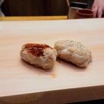 すし処 みや古分店 - 穴子は塩とつめ