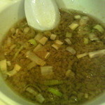 麺家 ぶんすけ - 油そばに付くスープ