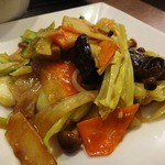 唐苑 - 野菜炒めランチ