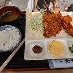 Tsukiji Suzutomi Sushitomi - ミックスフライ定食