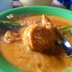 スプーンソング - 【南インドSP 1,500円】エビ(ブラックタイガー)と万願寺とうがらしがメインの南インド＋サンバル風カレー