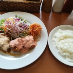 クレイトンハウス 加納店 - Wチキン南蛮(白タルタルと梅タルタル)1480円