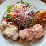 クレイトンハウス 加納店 - Wチキン南蛮(白タルタルと梅タルタル)1480円