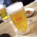 沖縄大衆酒場 島人 - オリオンビール 生中（４８０円）