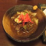 이자카야・텐 - 牛スジとキャベツの生姜煮530円