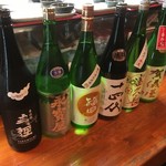 Uotorasenryou - 常時15本程の日本酒あります。
