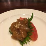 中国料理 四川 - 前菜クラゲ