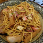 煮干し中華そば 一剣 - レモンを絞って和える