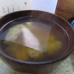 天ぷら 中山 - 蜆汁