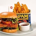 TOP DINER - SPAM バーガー