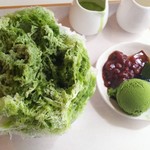 木下茶園 - シロップ全部かけた図