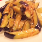 中国旬菜 茶馬燕 - 茄子と白菜の炒め物