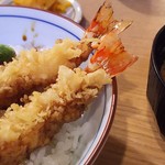 大黒屋 - 天ぷら丼(ミニ)お吸い物付き