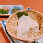 上野 寄せ家 - ざる豆腐 山形だし添え