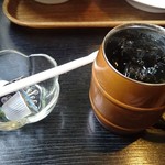 ピットイン - 食後に出てくるアイスコーヒーはサービス