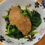 亀田 もつやき店 - ごま和え 260円