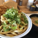 Katsuya - カレーうどん×チキンカツ丼、豚汁小 アップ