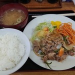 ふいるど - 日替わりランチの焼き肉定食 650円