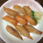 神月 - 島寿司   上から…