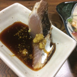 神月 - 炙りが入ったお刺身