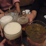 串焼Bar 炎の介 - 【2011.12.　再訪∞】　まずはカンパイ！