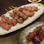 串焼Bar 炎の介 - 【2011.12.　再訪∞】　レバーとか串焼き各種