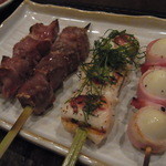 串焼Bar 炎の介 - 【2011.12.　再訪∞】　うずらベーコン・ささみ・砂肝追加ｗｗ