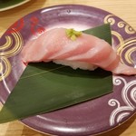 回転寿し トリトン - 回転、上まぐろ大とろ。