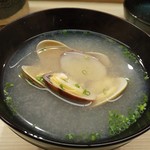 日本橋蛎殻町 すぎた - あさり味噌汁