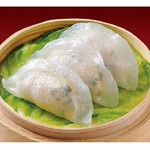 中華料理 鳳春 - 水晶海老蒸し餃子¥550