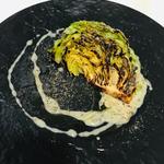 BURRATA - 焼きキャベツソテー