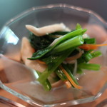 藤松 - 菜っ葉としめじのおひたし