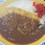 フードコート　レストハウス - 豚ロースかつカレー