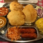 トムズカフェ - 選べる２種のインドカレー（チキン＆バターチキン）