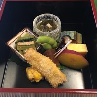 山玄茶 - キスのフライ　他